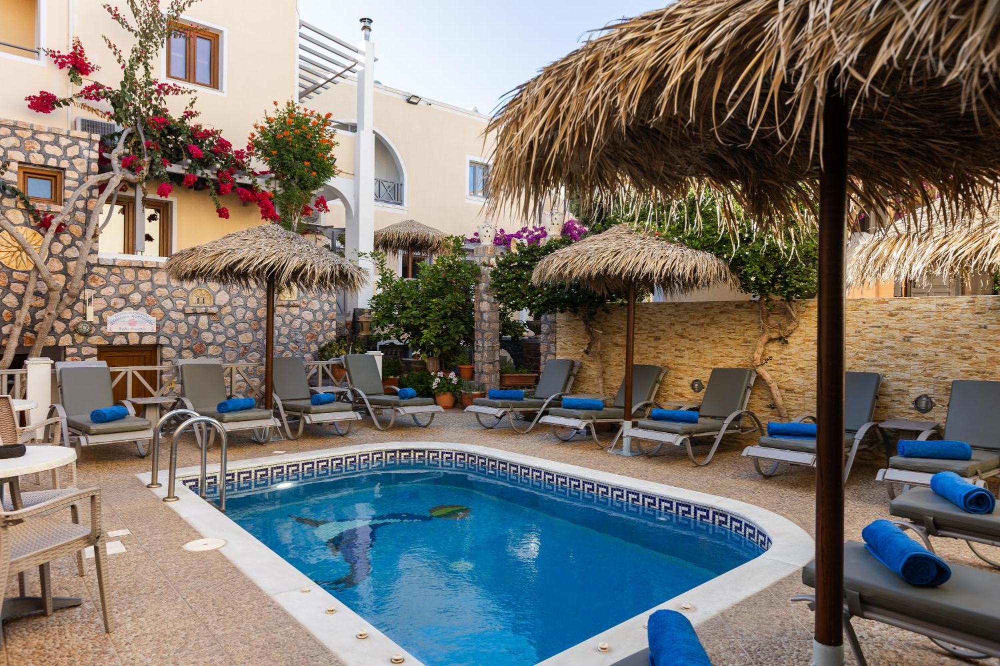 Polydefkis Hotel Kamári Екстериор снимка