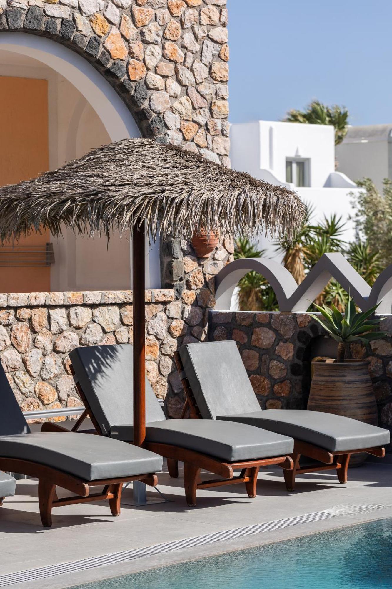 Polydefkis Hotel Kamári Екстериор снимка